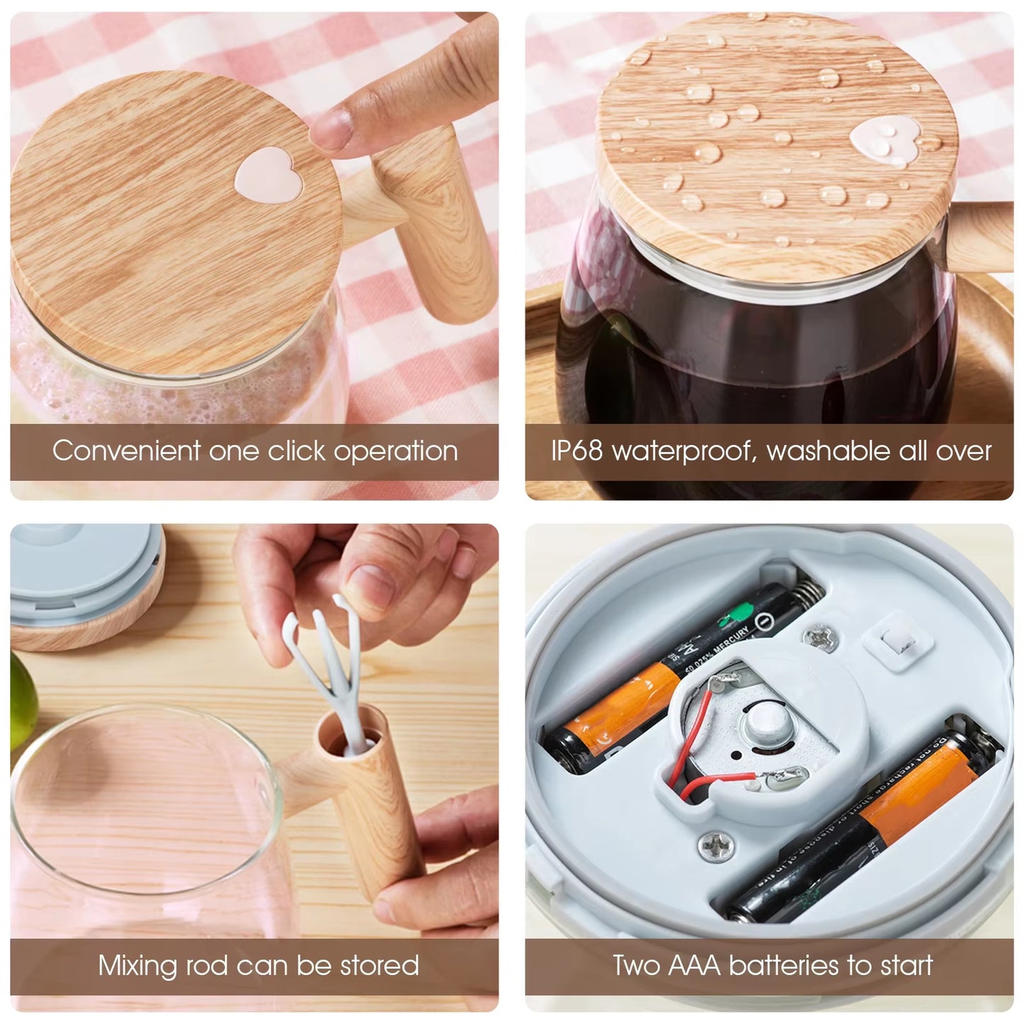 Experience Effortless Mixing with the 400ML Self Stirring Mug – 7000RPM Electric High-Speed Mixer for Coffee, Milk, and More!