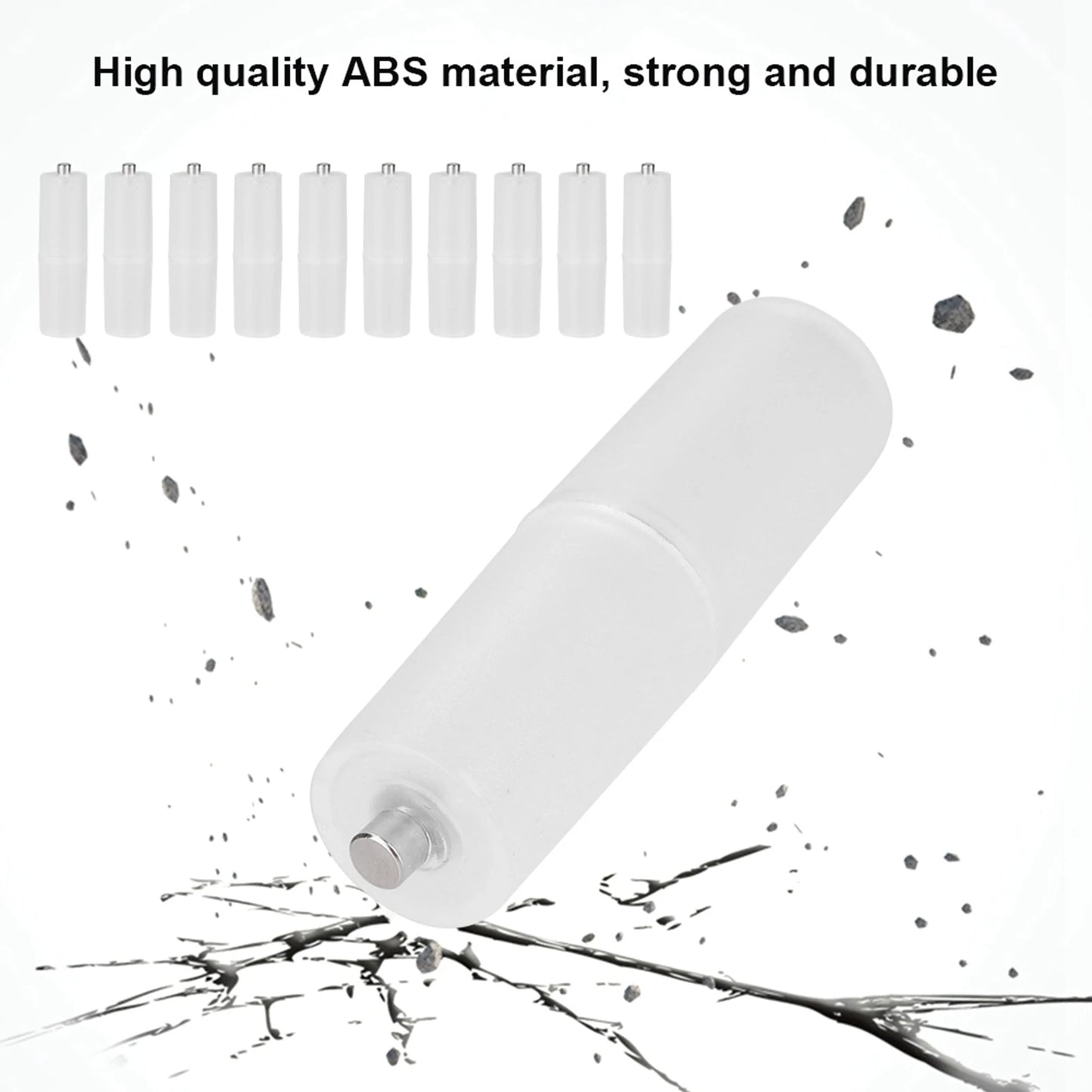 Transform Your Batteries: 10PCS AAA to AA Battery Converter Adapter for Ultimate Convenience