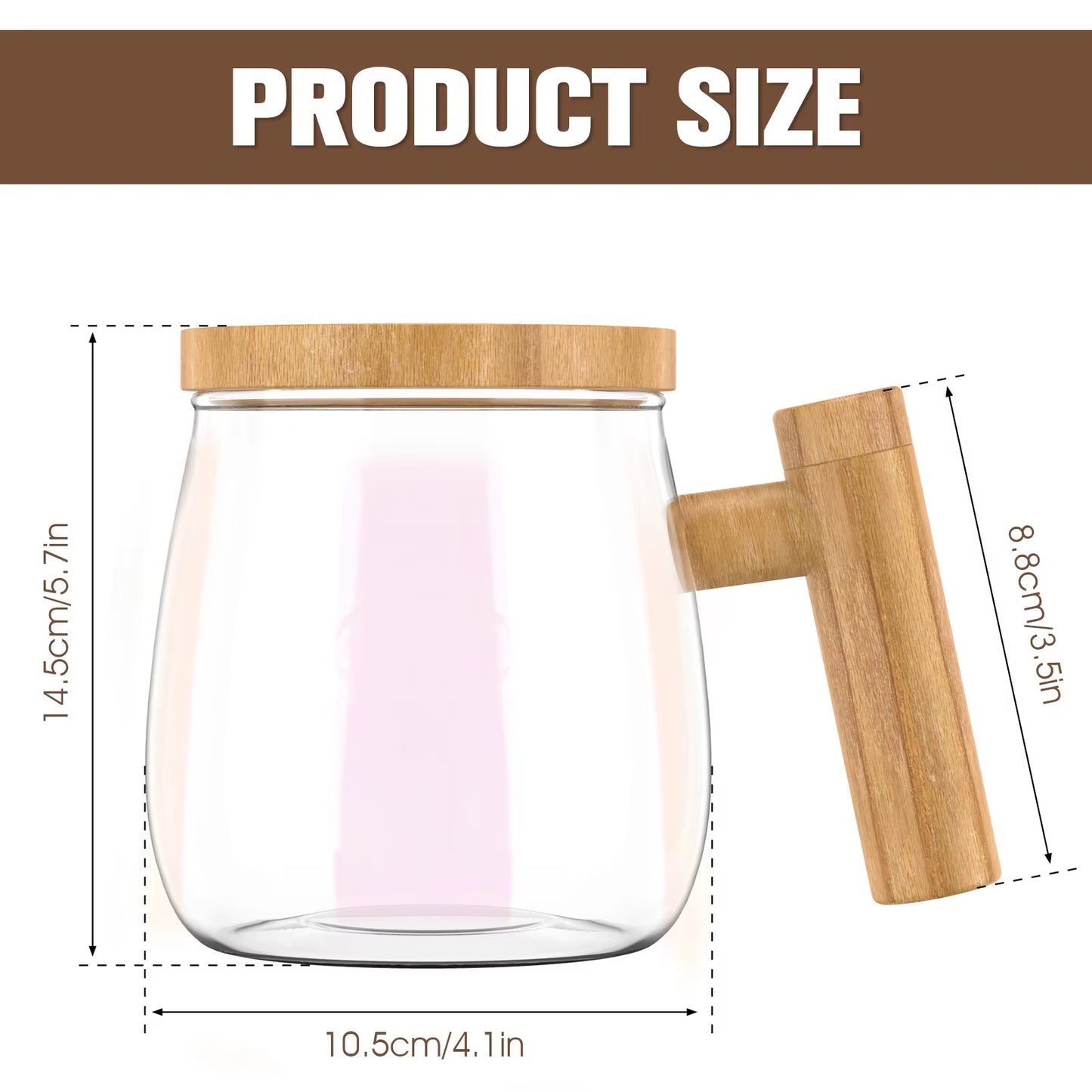 Experience Effortless Mixing with the 400ML Self Stirring Mug – 7000RPM Electric High-Speed Mixer for Coffee, Milk, and More!