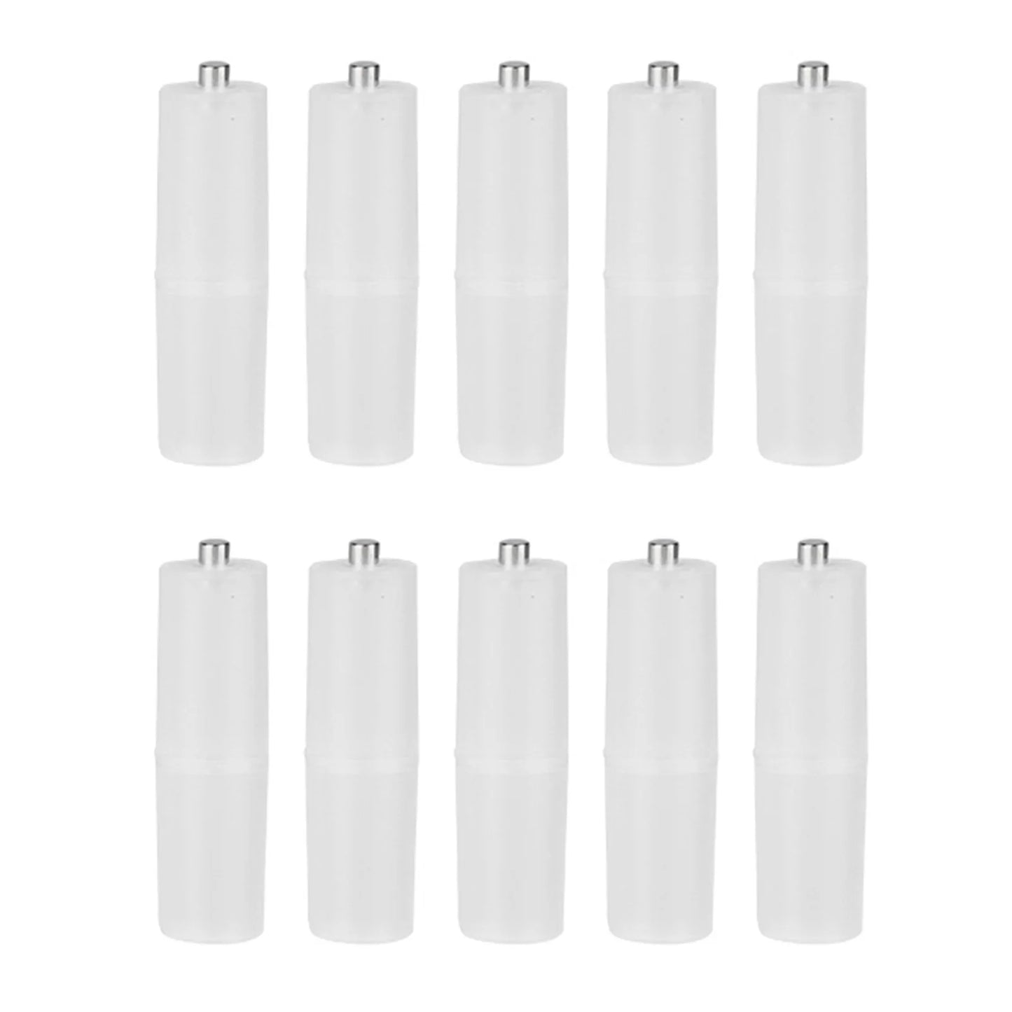 Transform Your Batteries: 10PCS AAA to AA Battery Converter Adapter for Ultimate Convenience